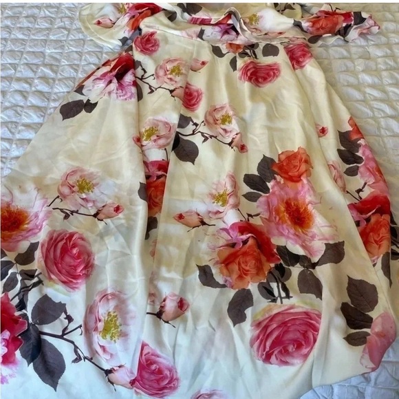 City Chic White floral bashful Asymmetrical Ruffled Sundress - Picture 11 of 11